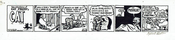 Gilbert SHELTON — Fat Freddy’s Cat — The disappearance -- 22 May 1978