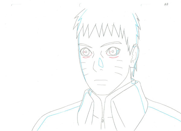 how to draw Naruto Uzumaki step-by-step using just a pencil