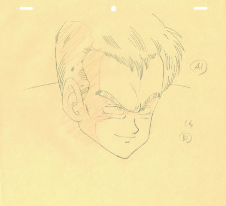  TORIYAMA Akira - DRAGON BALL | 3572 – Dragon Ball – General Blue (Ruban rouge) – Correction Genga — Page 