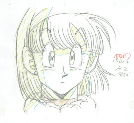  TORIYAMA Akira - DRAGON BALL | 3710 – Dragon Ball Z – Bulma – Genga — Page 