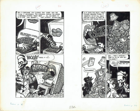 Art SPIEGELMAN | Quentin Fester in Thumbwhere over The Rainbow — Page 11 et 12